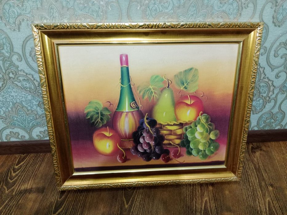 Интерьерная картина в рамке для кухни или кафе