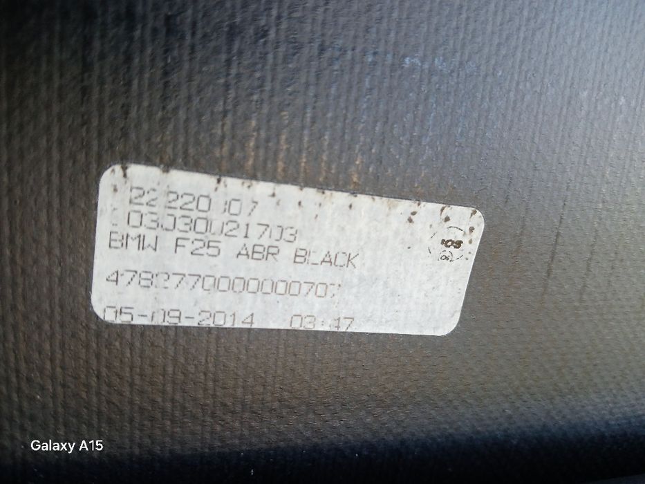 Rulou portbagaj retractabil Bmw X3 F25 2014