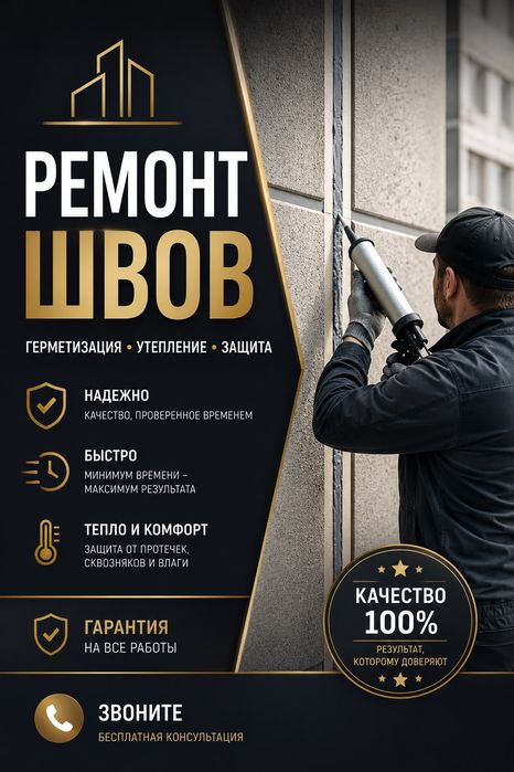 Ремонт швов профессионально