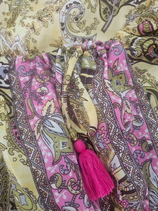 Копринена нова рокля НАМАЛЕНА!