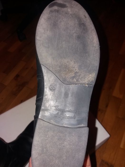 Дамски кожени ботуши 35 номер