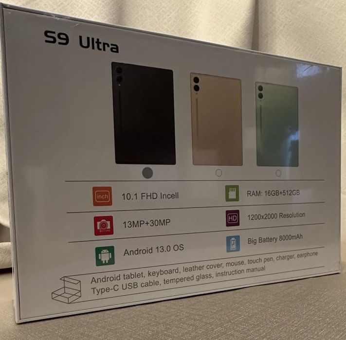 ПРОДАМ S9 Ultra  OZCT PRO планшет