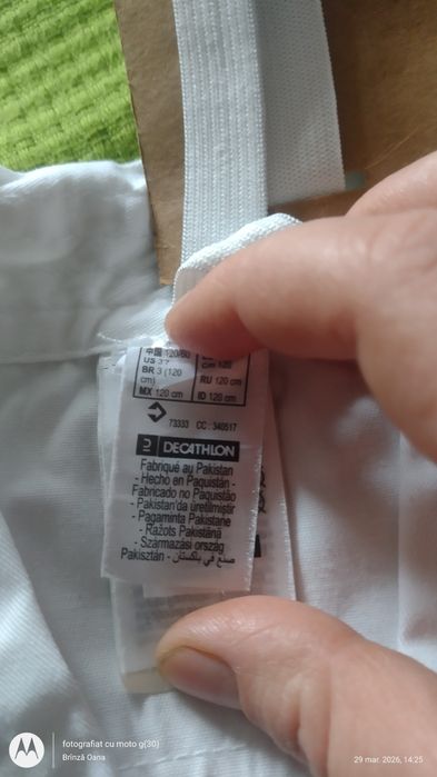 Bluza+ pantaloni kimonou karate