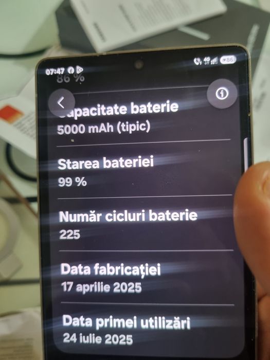 Samsung s25 ultra 12/256 GB garanție 11 luni orange