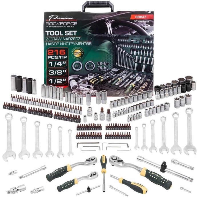 Гедоре 216 части RockForce Premium