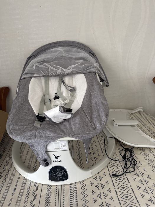 Шезлонг бала жатқызуға ыңғайлы