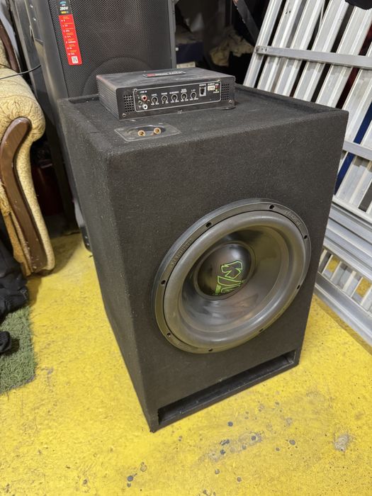 Сабвуфер machete с усилителем