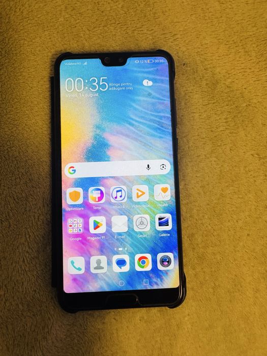 Telefon mobil Huawei P20, Dual SIM, 128GB, 4G, Black