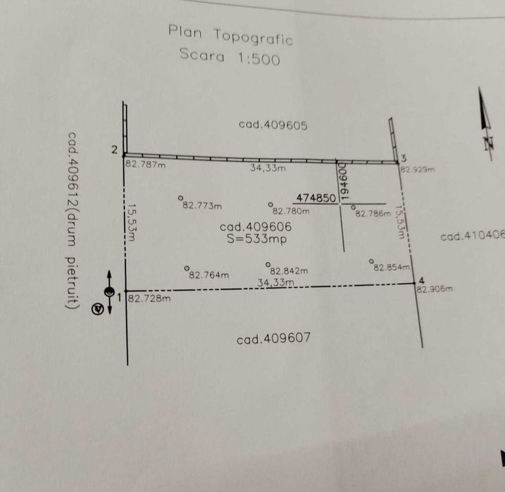 Teren de vanzare Sanmihaiu Roman