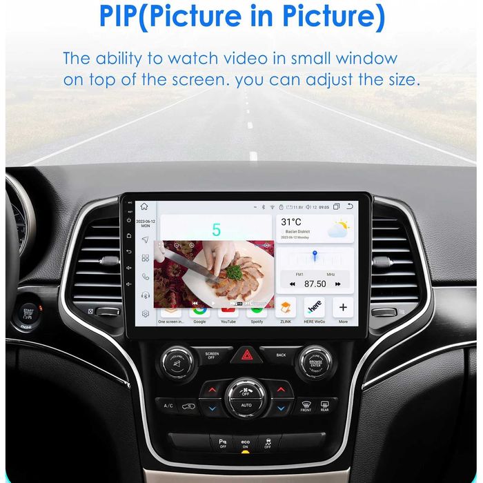 Jeep Grand Cherokee 2014-2022 Мултимедия Навигация Android