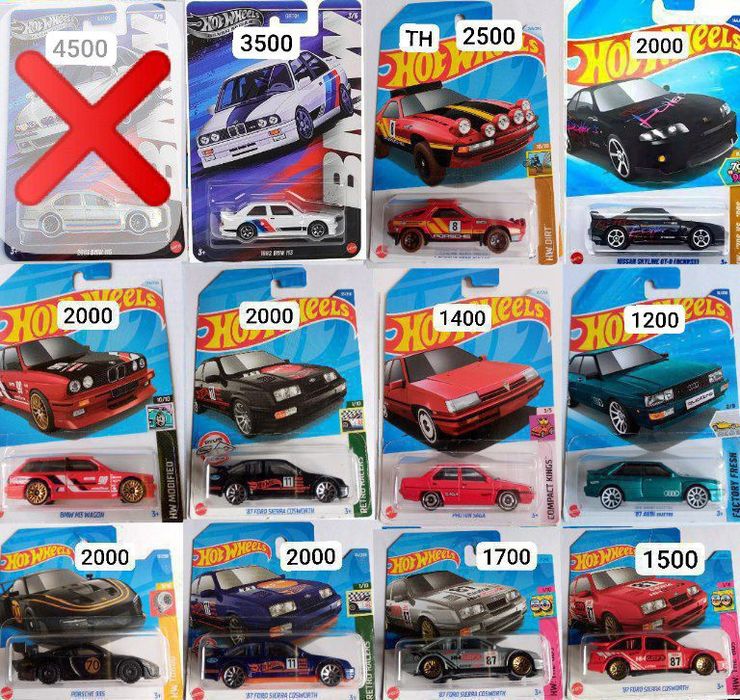 Машинки Модели Hot wheels