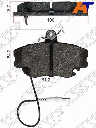 Колодки тормозные Dacia Logan