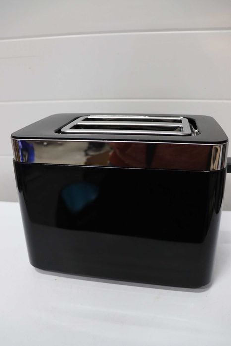 Тостер Graef TO 62, 1000 W, 2 филийки, черен/сребрист