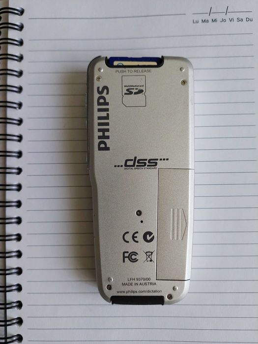 Reportofon profesional Philips LFH9370 Digital Pocket Memo Dictaphone