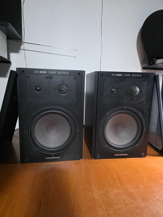 Grundig Box 8000, 3 căi, Made in West Germany, sunet excepțional!!
