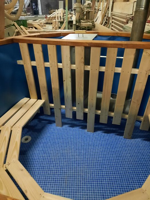 Ciubar invelit cu liner (soba interioara)