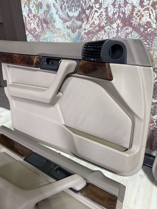 Бежевый салон на бмв е34