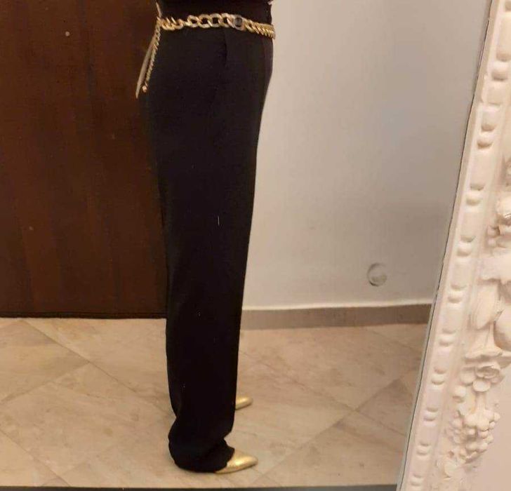 Pantaloni negri NOTES noi cu eticheta