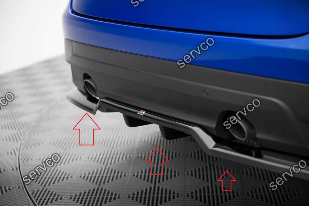 Pachet Set Splitter Exterior Lip Prelungiri Body kit tuning Jaguar F-Pace R-Sport Mk1 2016-2020 v1 - Maxton Design