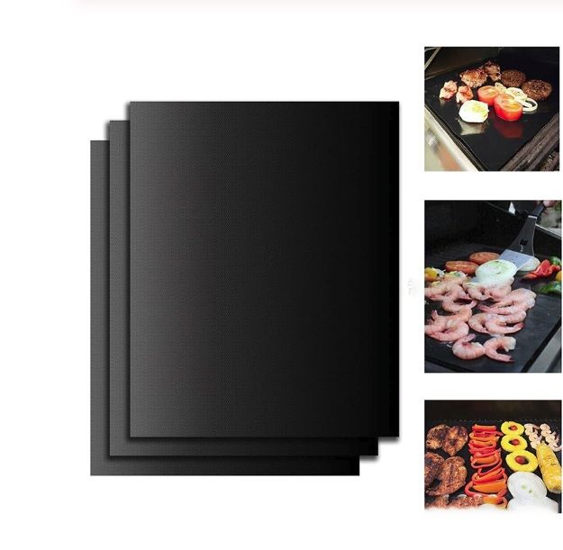 Подложка за скара барбекю тефлонова незалепваща 50х40см. многократна