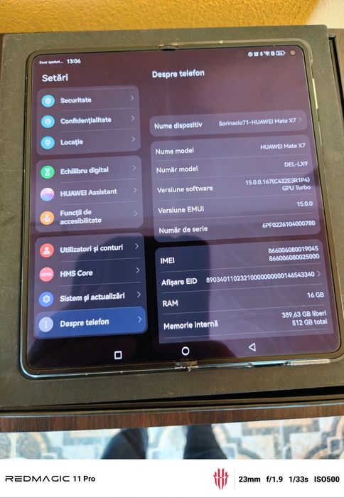 Huawei Mate x7 16/512 GB  impecabil, factură și garanție