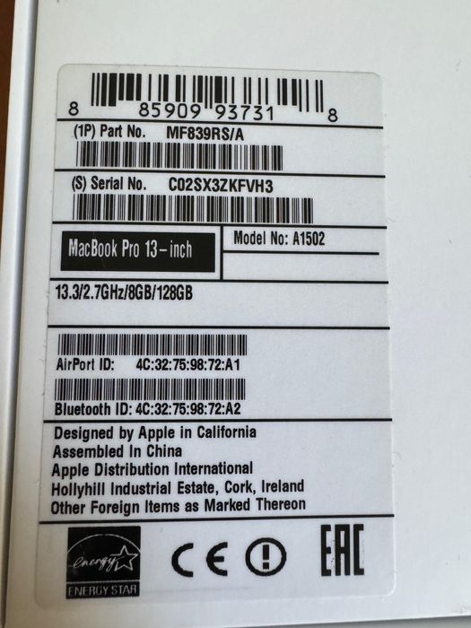 Apple MacBook Pro 13