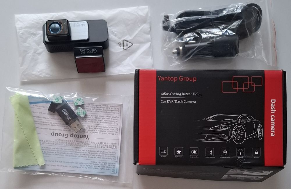 Cameră auto nouă 4K-WiFi-GPS-unghi 170 grade-display mare 3.2 inch, aplicație gratuită, conectare cu  telefonul