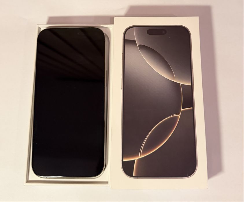iPhone 16 Pro, 256 GB, Natural Titanium + ПОДАРЪК