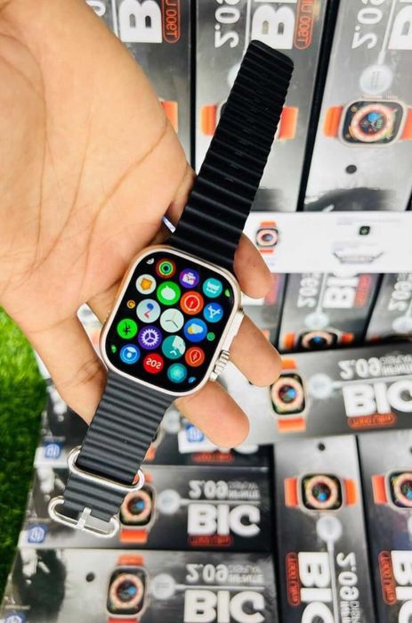 Смарт часовник T900 Ultra, Series 8,Touch Screen, Пулс,Кръвно налягане