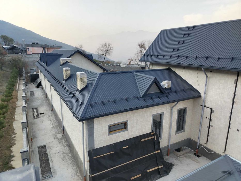 Tom yopiw xizmati. Кровельные работы.
