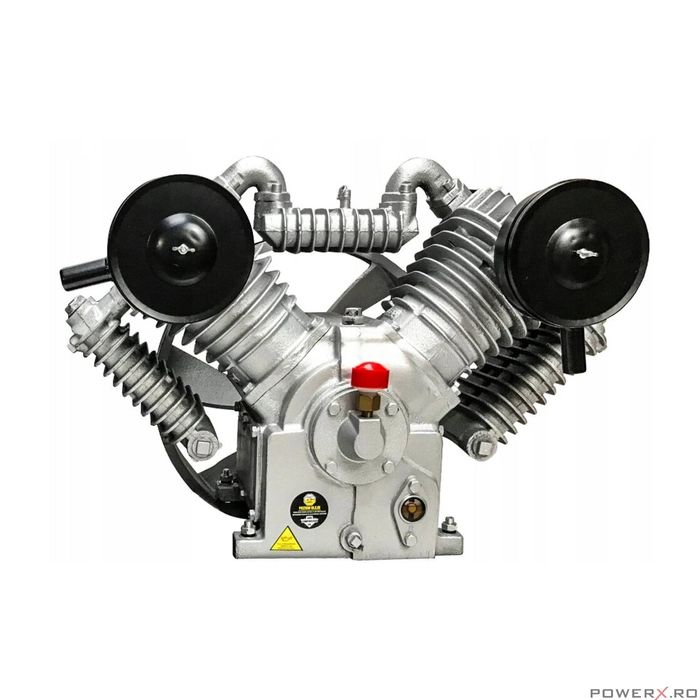 Cap compresor de aer cu 4 cilindri, motor pentru compresor, 10kW