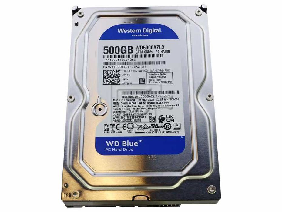 Hard disk 500GB WD Blue WD5000AZLX HDD 7200rpm SATA 3 PC Nou Sigilat