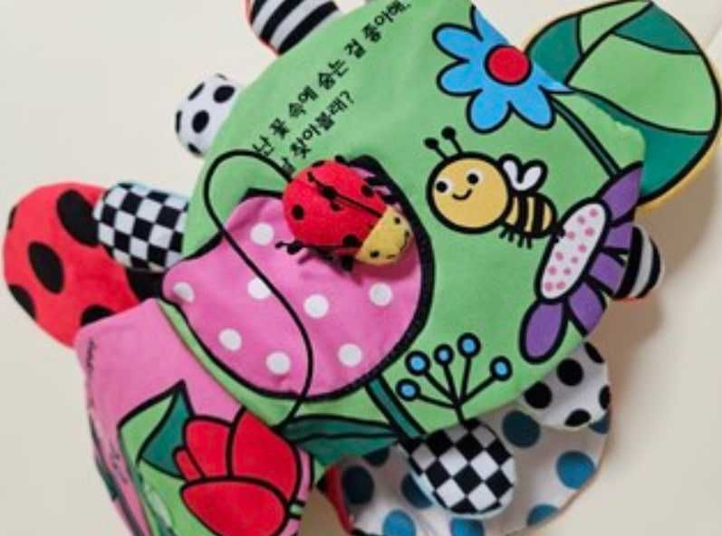 Развивающая мягкая игрушка книжка моторика для малышей