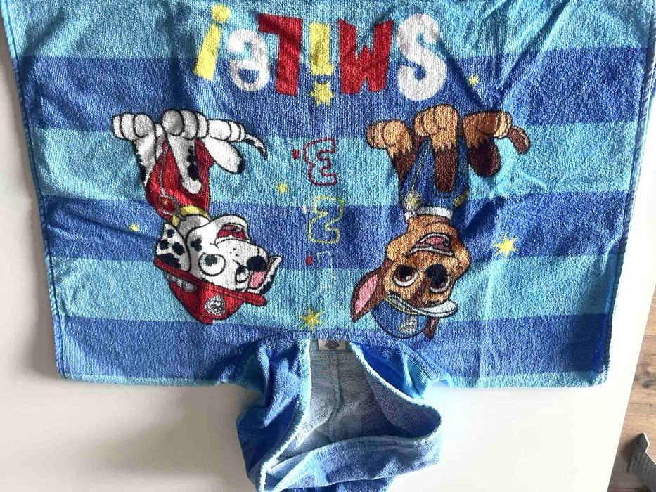 Детска хавлия с качучка и пончо