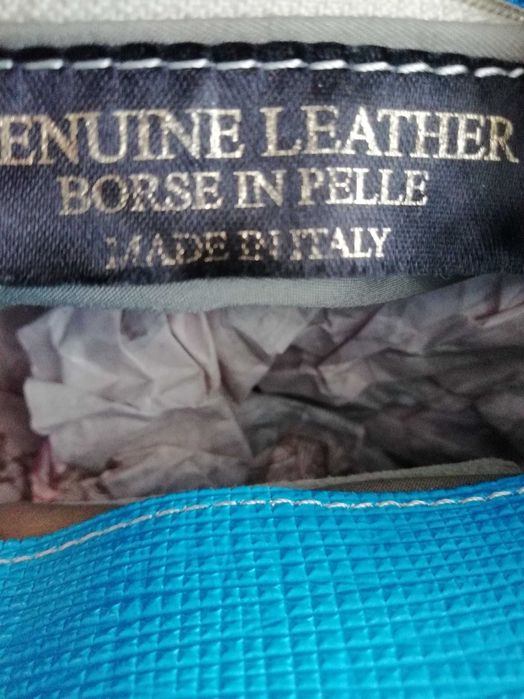 Италианска чанта от естествена кожа