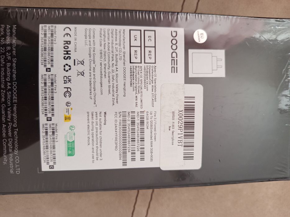 Vând doogee fire 3 ,128gb sigilat