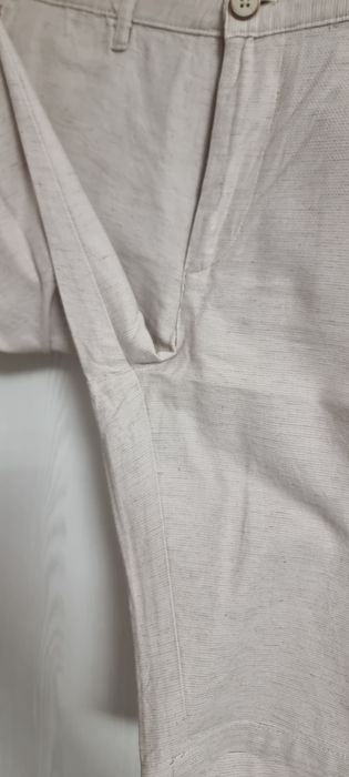Pantaloni bărbați și. Bumbac și in
