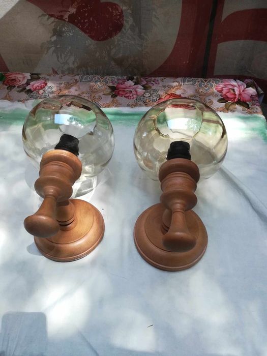 4 броя Дървени аплици