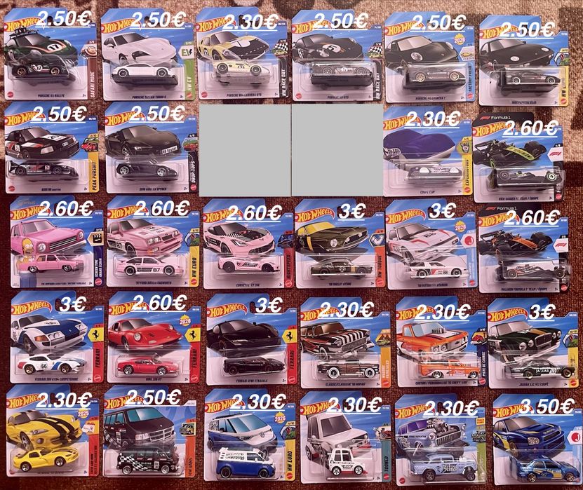 Hot Wheels колилки