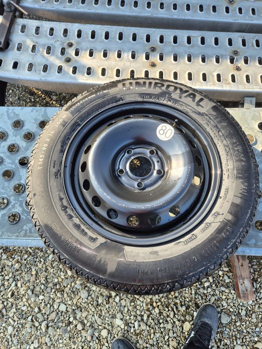Roate de Rezerva Slim 145 90 R16 5x 114.3 Dacia Duster Reno Kia Mazda