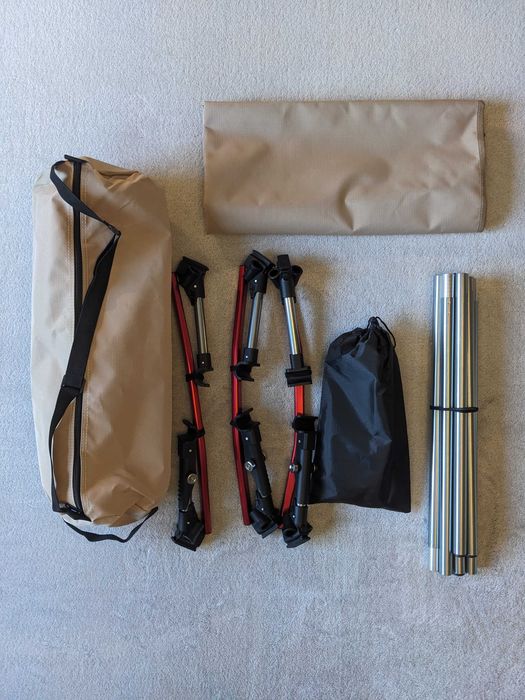 Преносимо леко сгъваемо легло за палатки, риболов, автокъмпинг