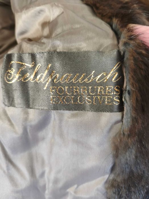 Палто от естествена кожа норка