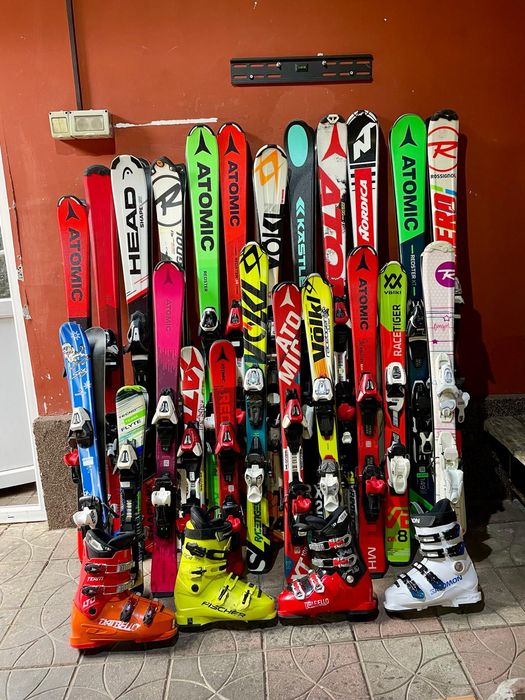 Schiuri copii skiuri începători intermediari