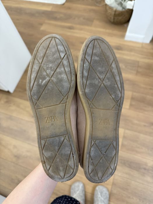 Лоферы замшевые Zara, 36р