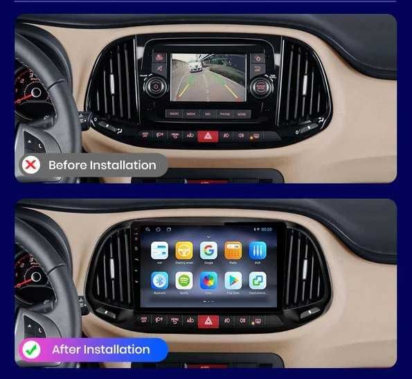 Fiat Doblo 2015 - 2019 Мултимедия с НАВИГАЦИЯ АНДРОИД