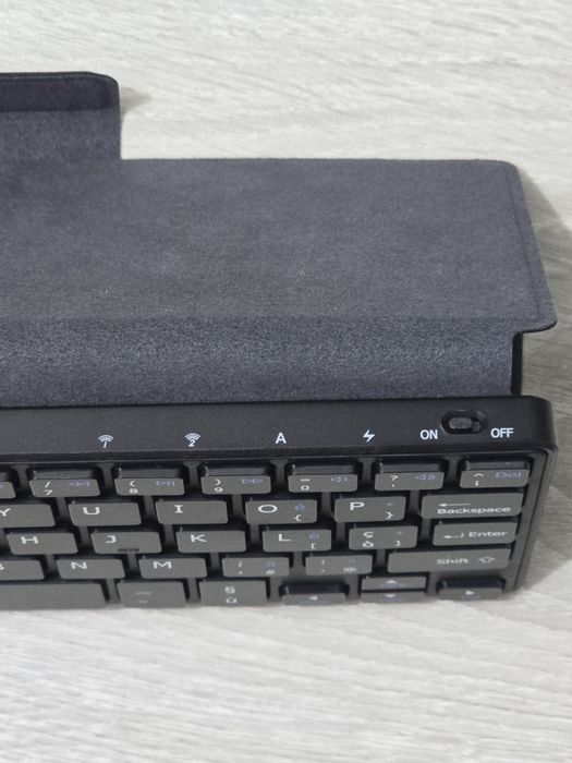 Tastatură Bluetooth CACOE mini, pliabilă, cu suport telefon