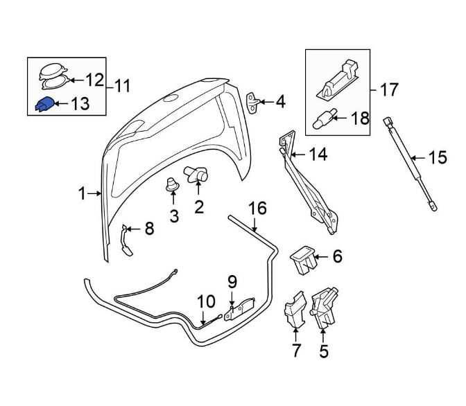 Buton maner NOU deschidere haion VW Golf V 5 Eos Passat in spatele emblemei hayon