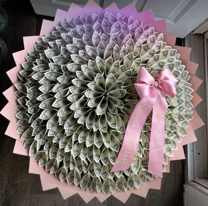 Денежный букет,Мандарин букет