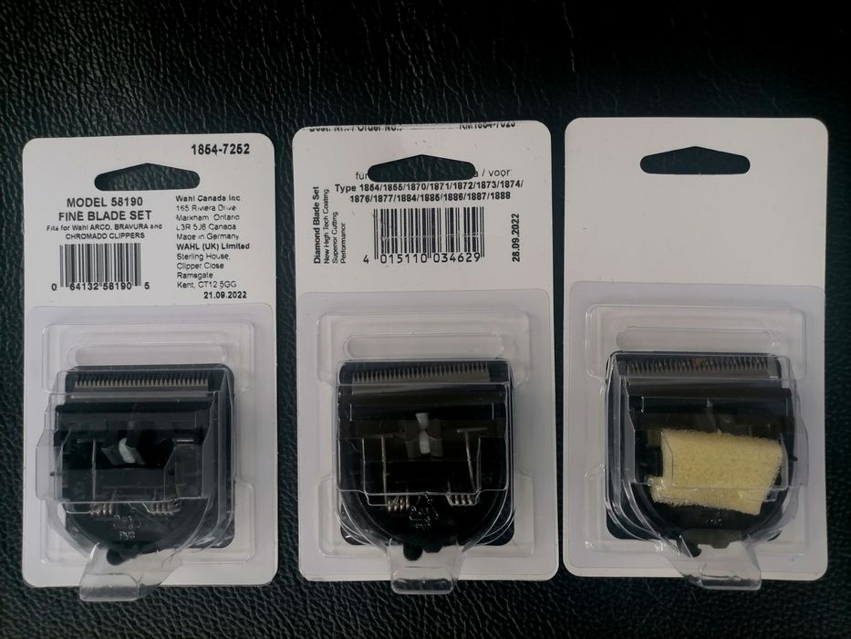 Vând cuțite mașină de tuns wahl, moser, ermila