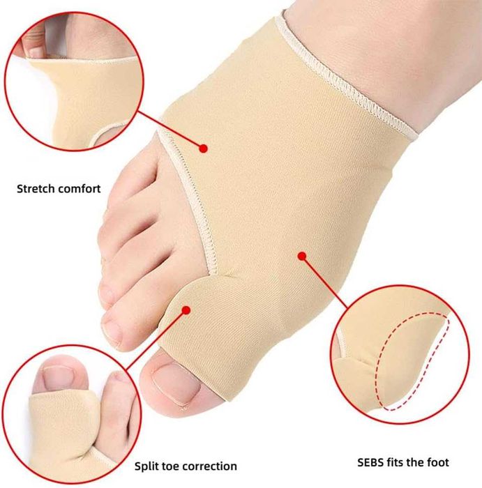 Set 2 separatoare degete corectoare monturi din gel marime universala